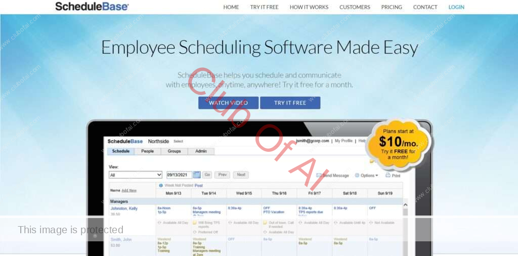 ScheduleBase: Employee Scheduling
