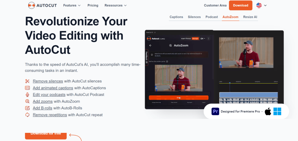 AutoCut – Revolutionize video editing with AI-powered tools